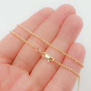 14K Solid Gold Rope Chain